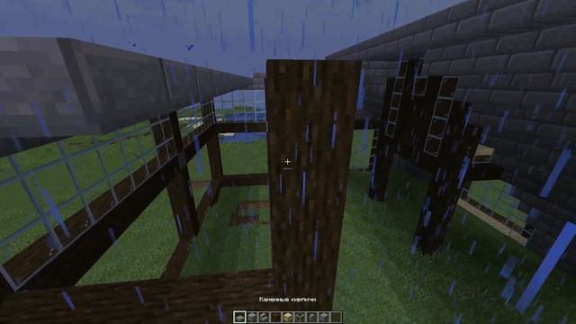 Minecraft - Строим дом со скатной крышей смотреть онлайн