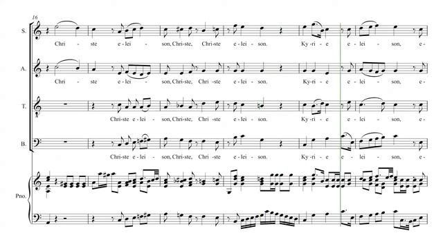 Mozart - Spatzen-Messe - Kyrie - SATB смотреть онлайн