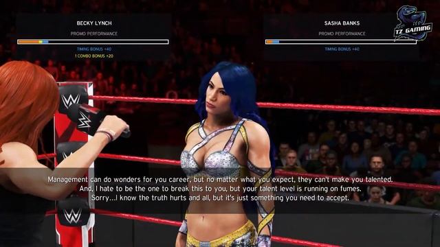 WWE 2K20 Middle Card Promo Self Promotion Sasha Banks - GamePlay WWE 2K20 смотреть онлайн