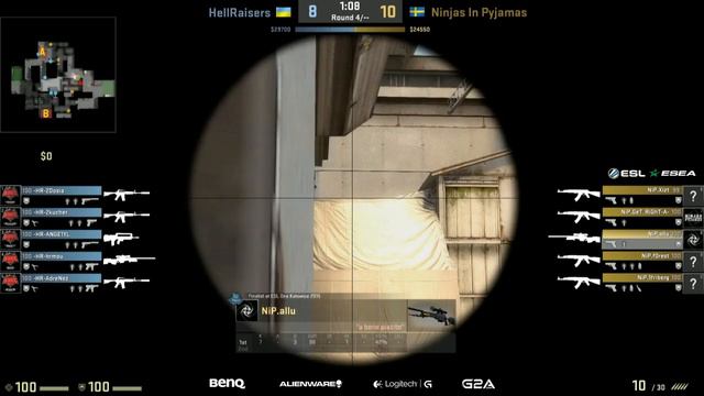 Ninjas in Pyjamas vs HellRaisers [Cache] | ESL ESEA Pro League - EU Week 3 Day 4 смотреть онлайн