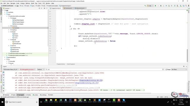 Kotlin Android Tutorial Comic Reader App part 3 Chapter Page and View Comic смотреть онлайн
