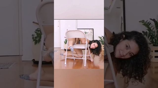Acro Chair Trick with sweet Anne? #acrochairtrick #acrochair #chairdance #learnchairdance #joinus смотреть онлайн