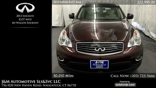 Used 2013 Infiniti Ex37 Awd | J&M Automotive Sls&Svc LLC, Naugatuck, CT - SOLD смотреть онлайн