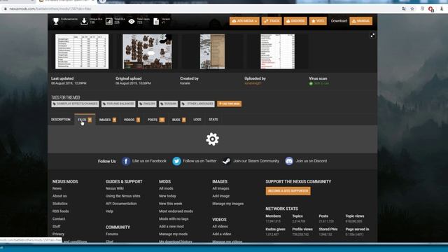 Как скачивать и устанавливать моды с Nexusmods.com для Battle Brothers