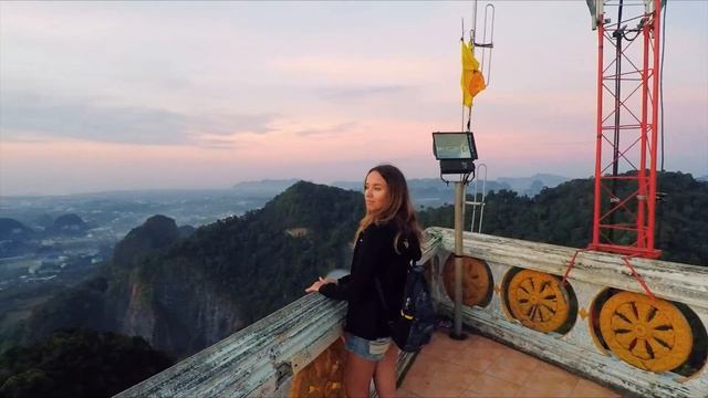 Краби, Таиланд. Tiger Cave - Буддийский Храм на Вершине . VLOG #5 смотреть онлайн