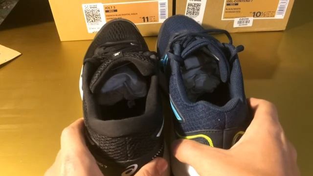 ASICS GEL CONTEND 7 Vs ASICS JOLT 3! Сравнение Бюджетных кроссовок АСИКС!!!