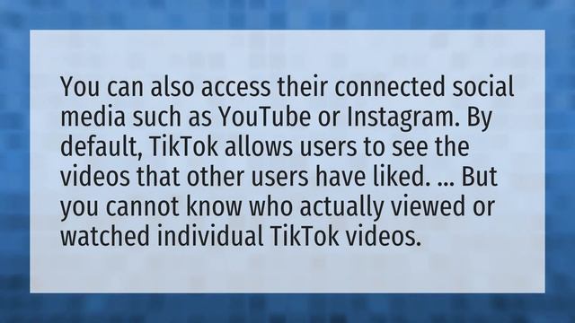 Can you see who liked someone else's TikTok? смотреть онлайн