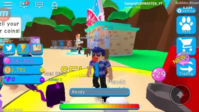 Надуваем жвачки (Roblox) смотреть онлайн