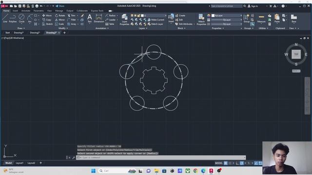 AUTOCAD LATIHAN 5 2D смотреть онлайн
