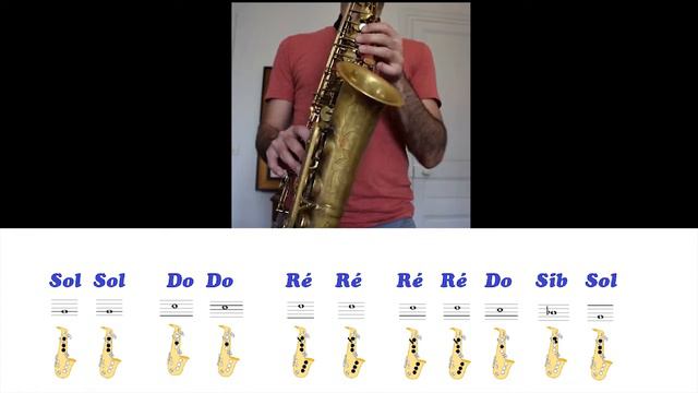 Tuto Saxophone - Claude Nougaro "Armstrong" - Mélodies simplifiées, à vous de jouer ! смотреть онлайн