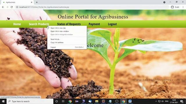 ONLINE PORTAL FOR AGRI BUSINESS | Java Mini Projects | CSE Minor projects смотреть онлайн