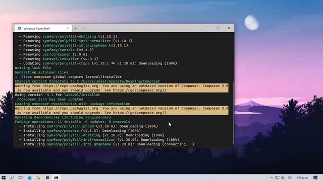 Laravel - Update "laravel/installer" To Create Laravel 8 Project With Jetstream смотреть онлайн