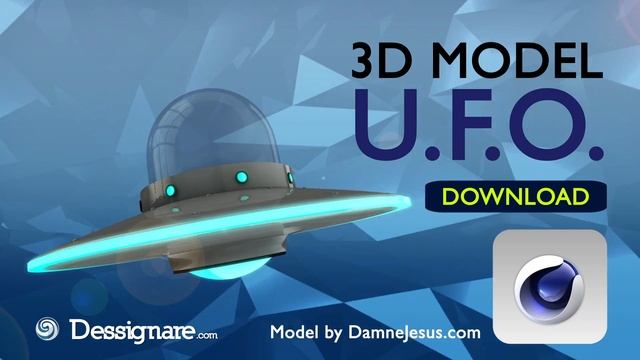 ⬇️ UFO 3D Model for Cinema 4D | Free Project DOWNLOAD смотреть онлайн