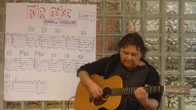 Fingerstyle Guitar Lesson #84: FÜR ELISE (Ludwig van Beethoven) смотреть онлайн