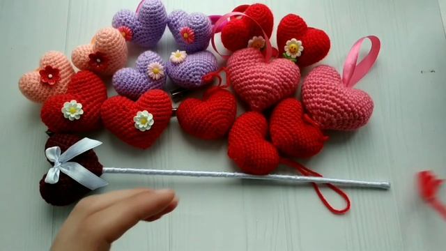 Обзор моей работы за несколько дней. Сердечко крючком. Несколько идей ко Дню Святого Валентина смотреть онлайн