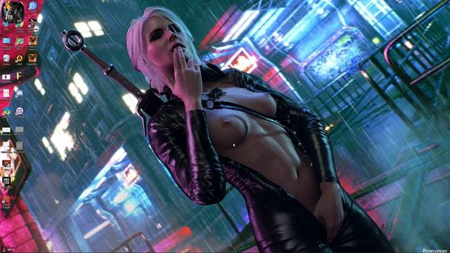 Wallpaper Engine Ciri Cyberpunk_2077 смотреть онлайн