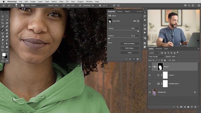How to Change the Color of Clothing in Photoshop смотреть онлайн