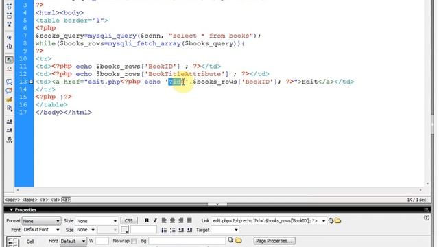 Update database tables records with PHP and MySQLi смотреть онлайн