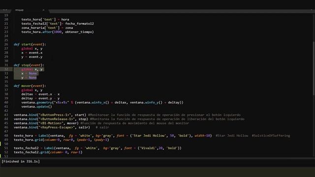 Cómo hacer un reloj con fondo transparente en Python - Convertir de .py a .exe смотреть онлайн