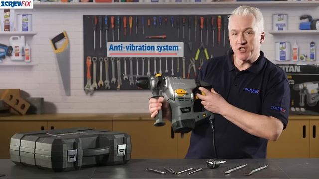 TITAN TTB278SDS 5KG SDS PLUS HAMMER DRILL | Screwfix смотреть онлайн