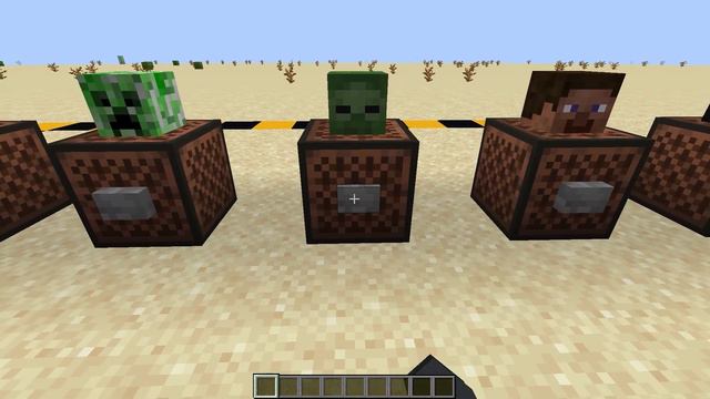 Sound "Oof" if Steve's head is on the Note Block! смотреть онлайн