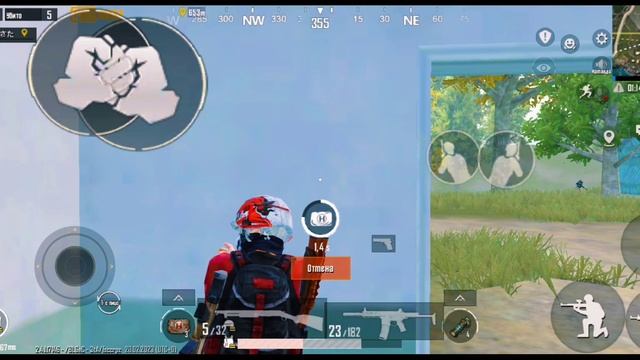 Игра в pubg mobile в 3 пальца, на телефоне Xaomi redmi 10C смотреть онлайн
