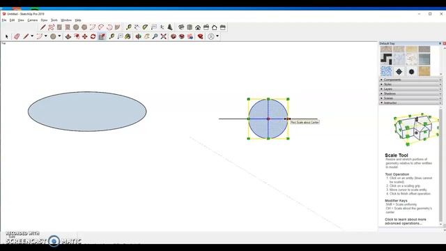 Drawing Ellipses accurately in SketchUp 2019 Pro смотреть онлайн