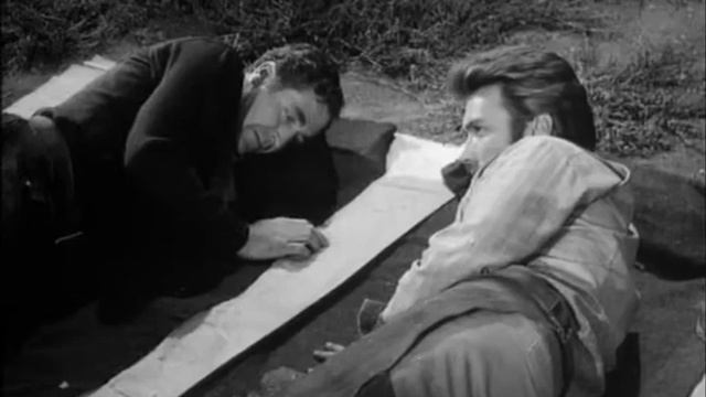 Rawhide S04EP03 The Long Shakedown Rawhide Tv Series 1959 1965 Eric Fleming Clint Eastwood смотреть онлайн