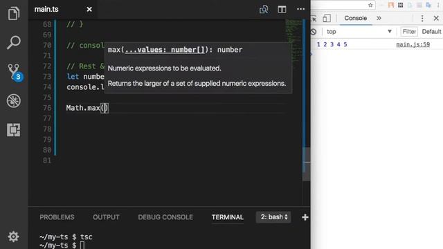 TypeScript 020 Spread смотреть онлайн