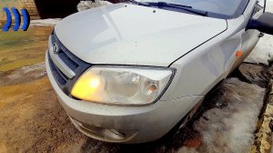 Не выключаются ходовые огни на ГРАНТЕ. Новые крутилки для печки пришлось снять.