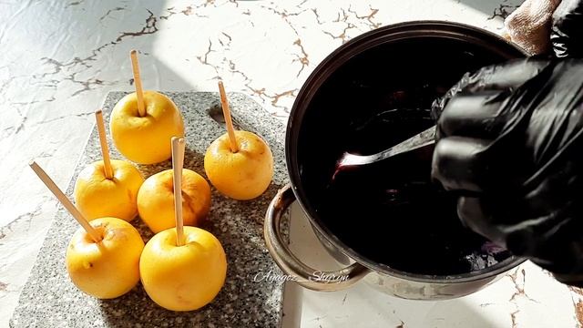 Яблоки в карамели!! Леденцы// Candy apples recipe??? смотреть онлайн