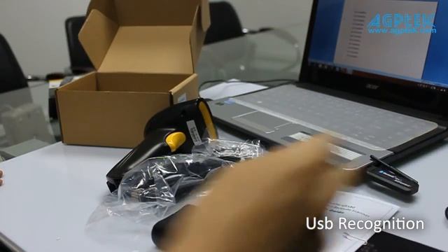 AGPtek Wireless Handheld Barcode Scanner смотреть онлайн
