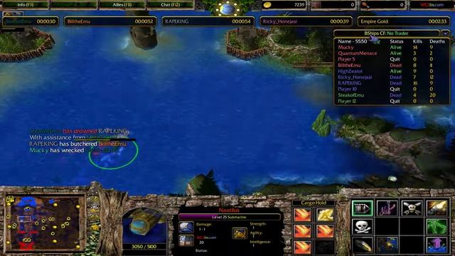 Warcraft 3-SS Event-July 22 2017: Battleships Crossfire смотреть онлайн
