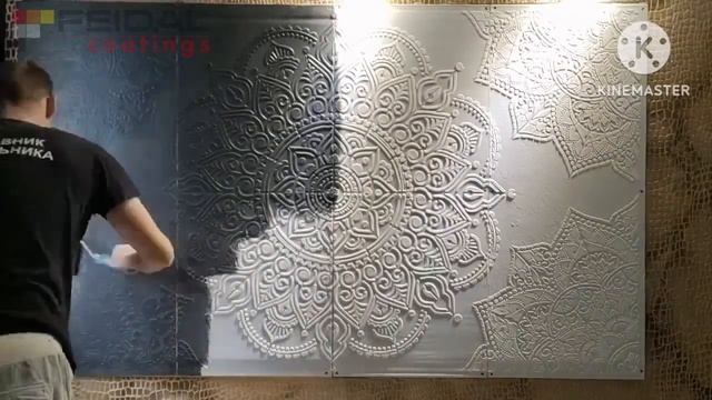 Шикарные трафаретные рисунки с художественной росписью! Делаем акценты на стенах! смотреть онлайн