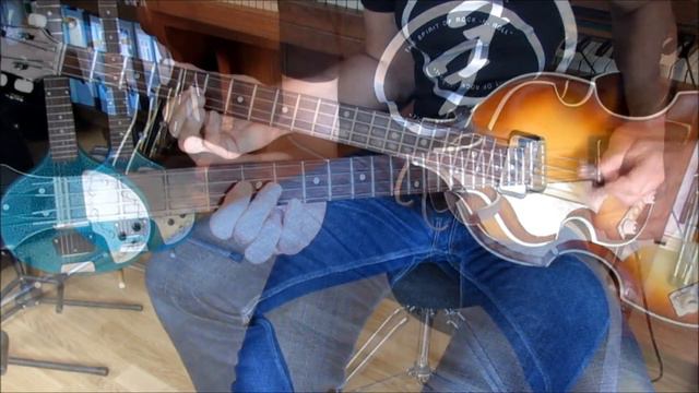 Beatles - I'll Cry Instead - bass cover смотреть онлайн