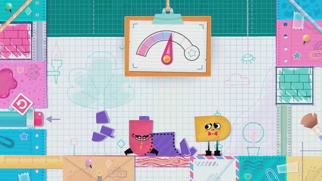 SNIPPERCLIPS: Cut It Out Together Nintendo Switch Gameplay