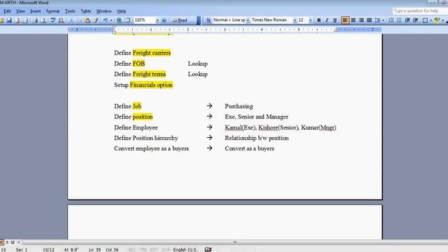 Oracle Training (Define Job, Position, Employees in Oracle PO) Functional Training смотреть онлайн