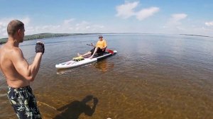Кресло для сапа с мотором , Саратов , Широкий буерак, остров безымянный.