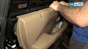 How to Remove Rear Door Panel 03-08 Honda Pilot