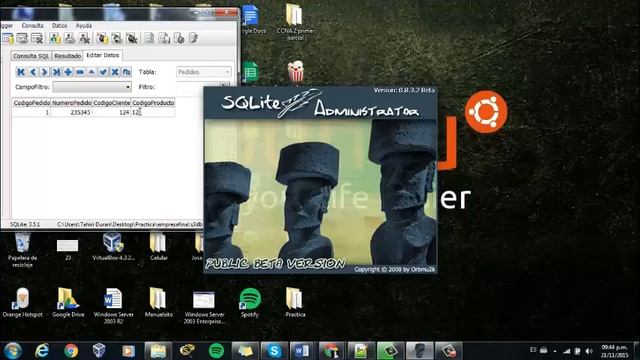 Como hacer una Base de datos en sqlite смотреть онлайн