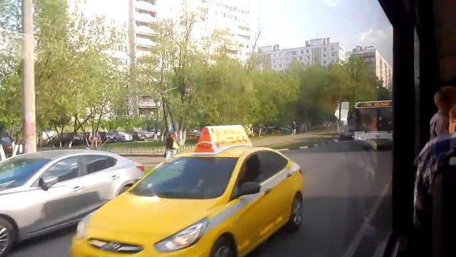 Поездка на автобусе МАЗ-103.060 № 02480 (040467) Маршрут № 728 Москва смотреть онлайн