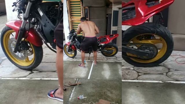 Full restoration veja como ficou minha moto(Suzuki gsx 750f) sonho realizado! смотреть онлайн