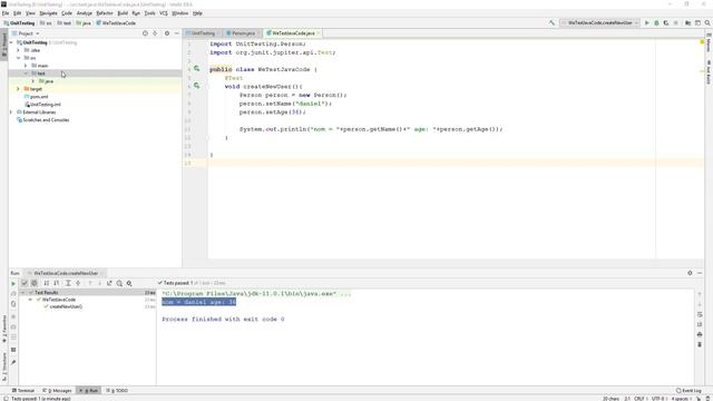 unit testing dans java смотреть онлайн
