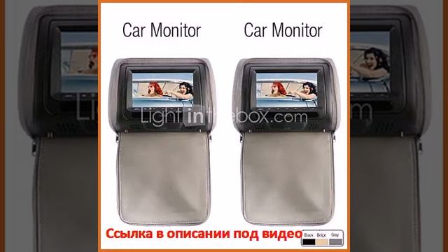 Автомобильный, 7-дюймовый DVD-плеер с поддержкой игр, карточка SD (1 пара), для подголовника смотреть онлайн
