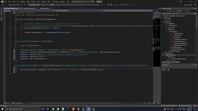 How to Make HTTP Requests in Unreal Engine смотреть онлайн