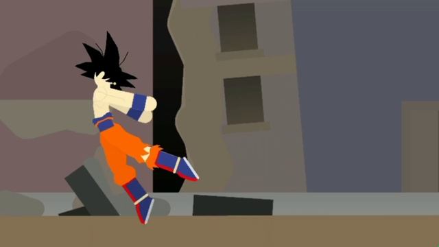 Goku and Bardock vs Goku Black| Stick Nodes Animation смотреть онлайн