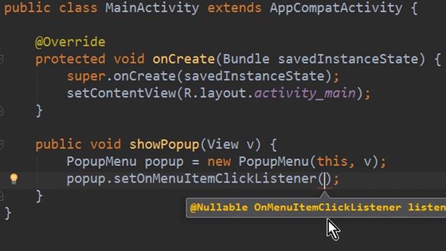 Popup Menu - Android Studio Tutorial смотреть онлайн