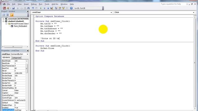 INSERT Data into Table in MS-Access 2010 Using Access Form смотреть онлайн