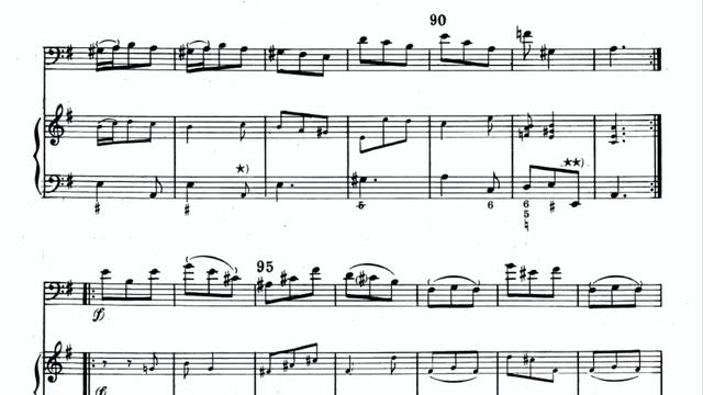 Cello Sonata n. 5 E minor - IV. Allegro - A. Vivaldi [PIANO ACCOMPANIMENT FOR CELLO] смотреть онлайн