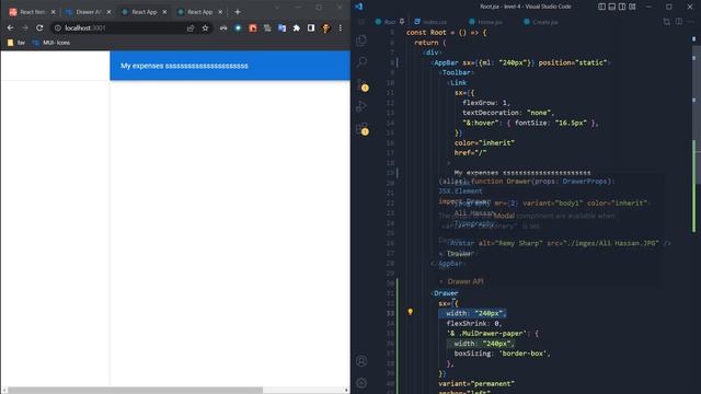 Material UI Full Course #9 - MUI Drawer & Divider Components смотреть онлайн